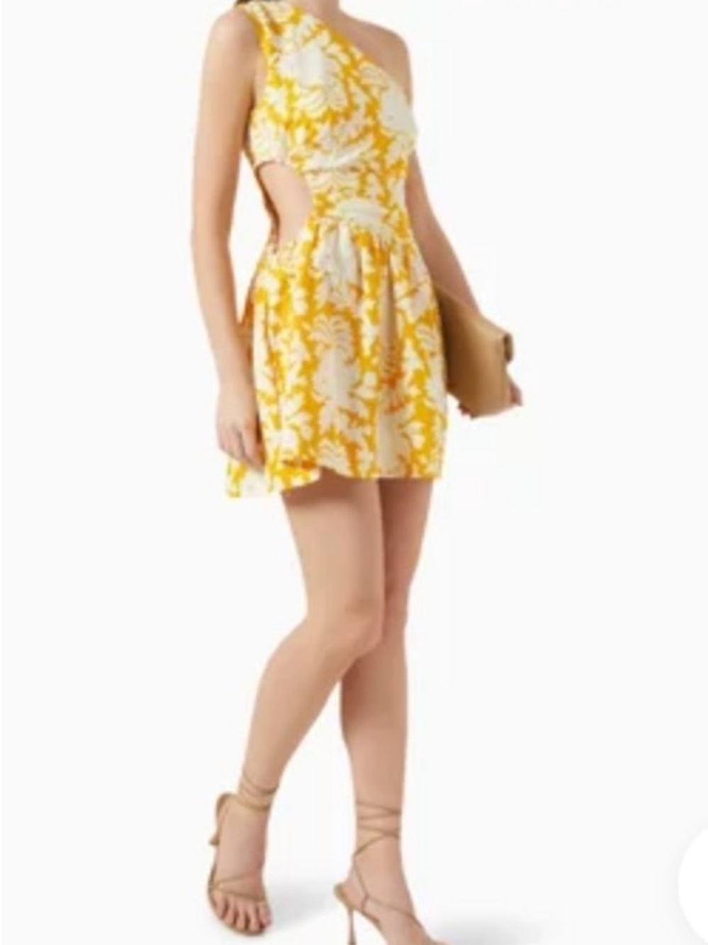 SHONA JOY - Dulce Asymmetrical Cut Out Mini Dress
